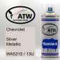 Preview: Chevrolet, Silver Metallic, WA5315 / 13U: 400ml Sprühdose, von ATW Autoteile West.